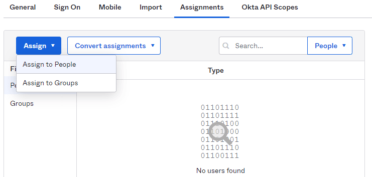 Assign access to users and/or groups.